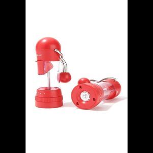 KOCHBLUME 2-pack Set Ratchet Grinders Red